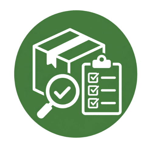 Product evaluation of specifications, samples, pricing, and production details.